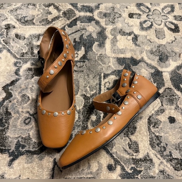 New Free People Mystic Mary Jane Flats - Picture 9 of 11